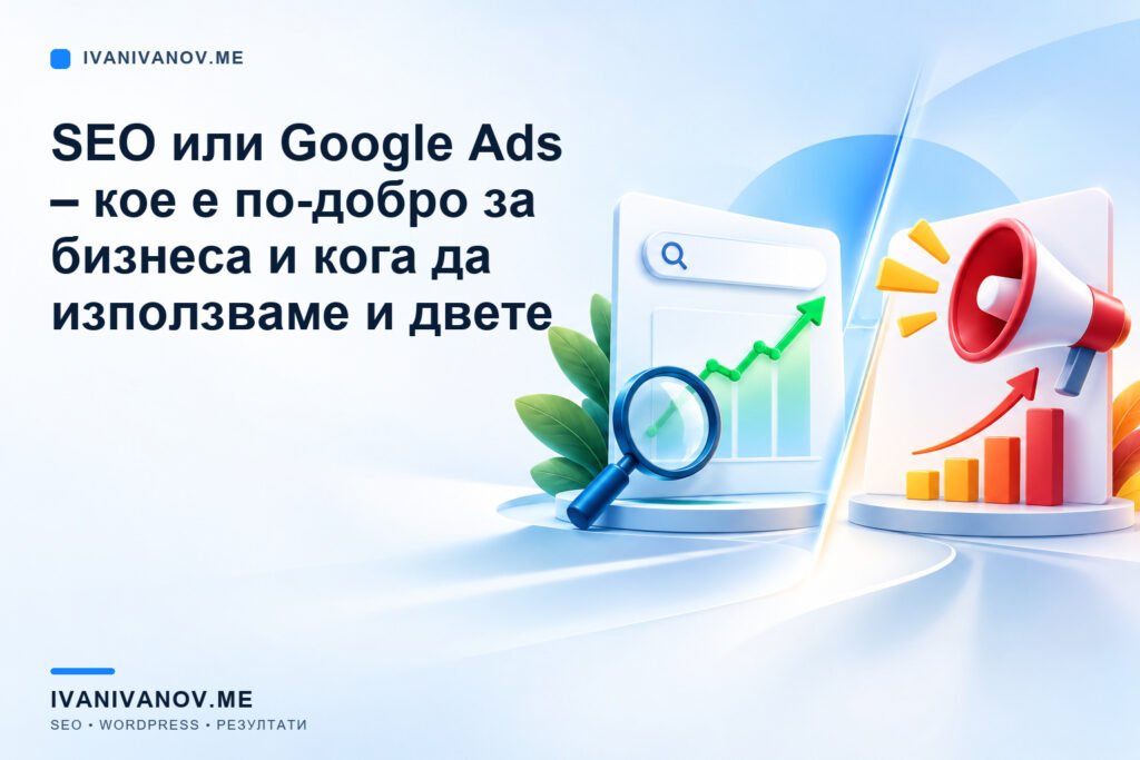 seo ili google ads koe e po dobro za biznesa i koga da izpolzvame i dvete