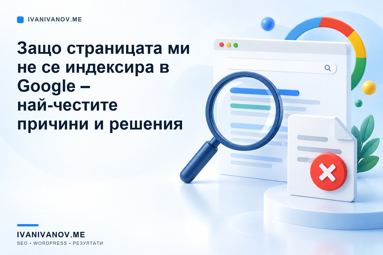 Защо страницата ми не се индексира в Google – най-честите причини и решения 1 zashto stranitsata mi ne se indeksira v google nay chestite prichini i resheniya