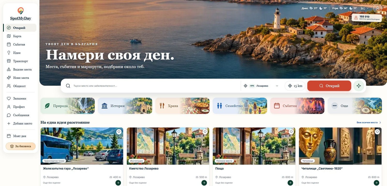 spotmyday home